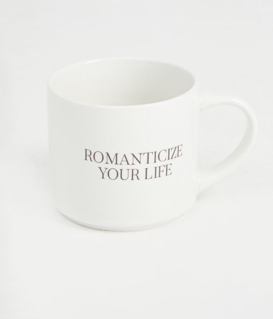 ROMANTICIZE YOUR LIFE -`♡´- mug